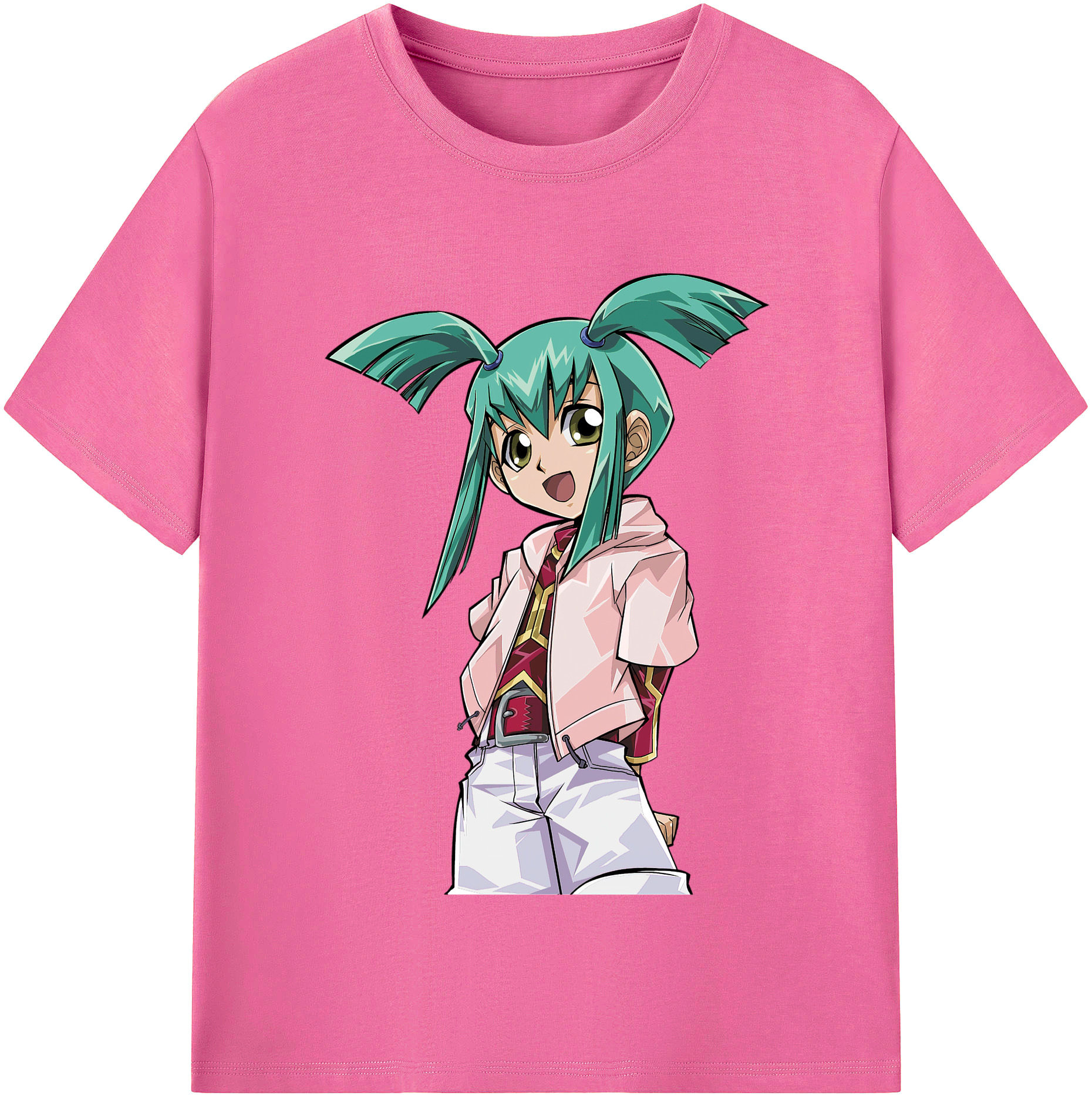 （画像用） 遊☆戯☆王 Yu-Gi-Oh! レディースカジュアルプリントTシャツ（綿100％）